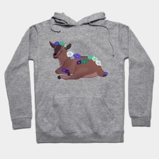 Gay Man Pride Baby Goat Kid Hoodie